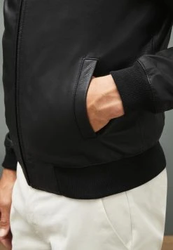 Next Herren Lederjacke - Black -Next Verkäufe 2022 9ed8a51067904332877614d6a6ca2148