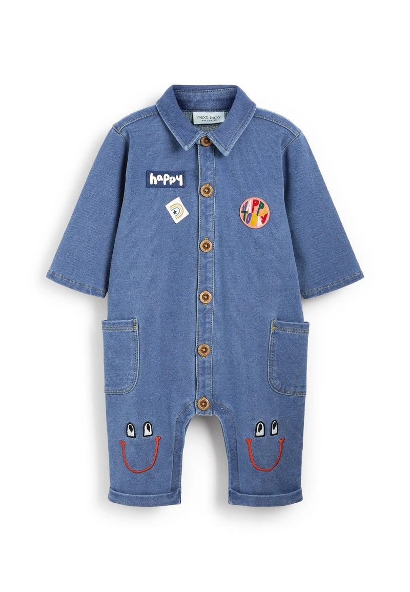 Next Kinder Jumpsuit - Blue Denim 1 Next Kinder Jumpsuit - Blue Denim