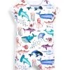 Next Kinder SINGLE - Jumpsuit - Blue White Sealife Print