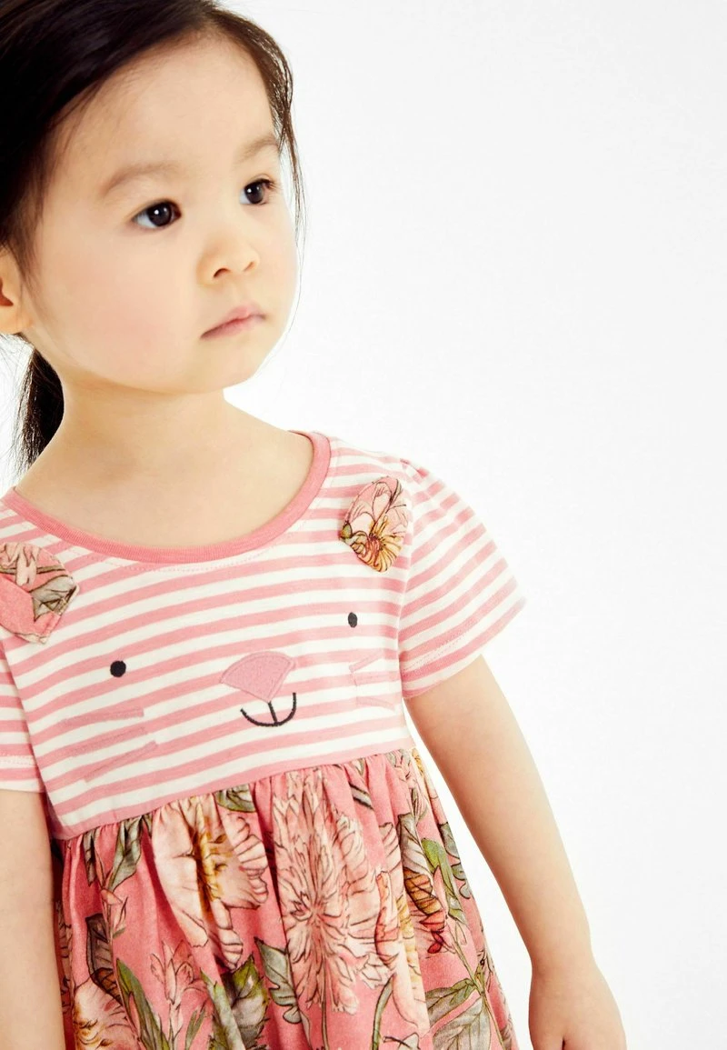 Next Kinder Jerseykleid - Pink Floral Character 2 Next Kinder Jerseykleid - Pink Floral Character – Bild 2