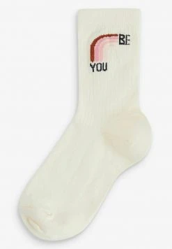 Next 3 PACK LOVE SLOGAN - Socken - Pink/black/cream | Kinder -Next Verkäufe 2022 9f5fa5b0b1b1404eb37ded4122e5a8b5