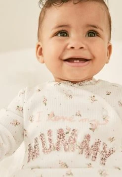 Next Kinder FLORAL FAMILY - Strampler - White