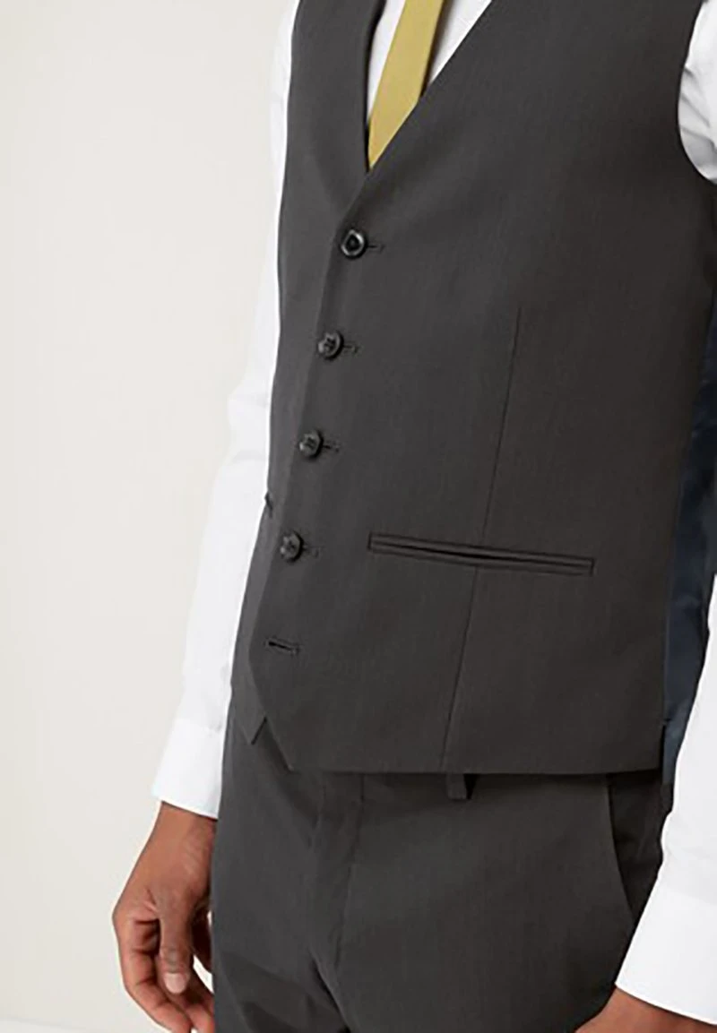 Next Herren Anzugweste - Grey 3 Next Herren Anzugweste - Grey – Bild 3