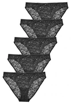 Next Damen 4 PACK - String - Black -Next Verkäufe 2022 a0a90598731348a49137dddc4e674111