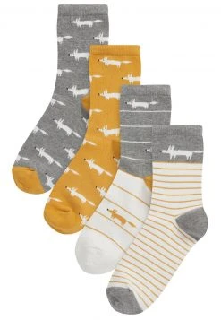 Next Damen 4 PACK - Socken - Yellow