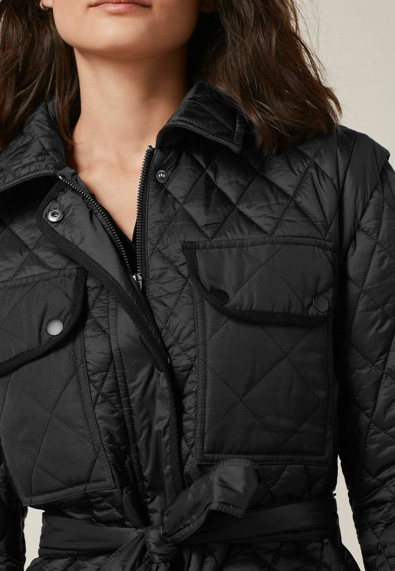 Next Damen 2 IN 1 ZIP OFF SLEEVE - Wintermantel - Black 4 Next Damen 2 IN 1 ZIP OFF SLEEVE - Wintermantel - Black – Bild 4