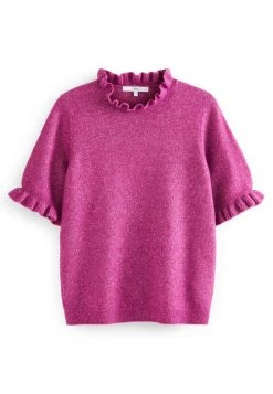 Next Damen RUFFLE - Strickpullover - Purple -Next Verkäufe 2022 a181408ea73d48308afdec3baf91d7db