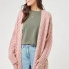 Next Damen CABLE - Strickjacke - Pink