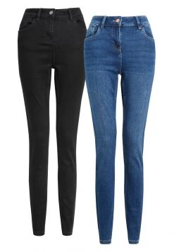 Next Damen 2 PACK - Jeans Skinny Fit - Black -Next Verkäufe 2022 a2695b2e3a554be28eb05610f366c072