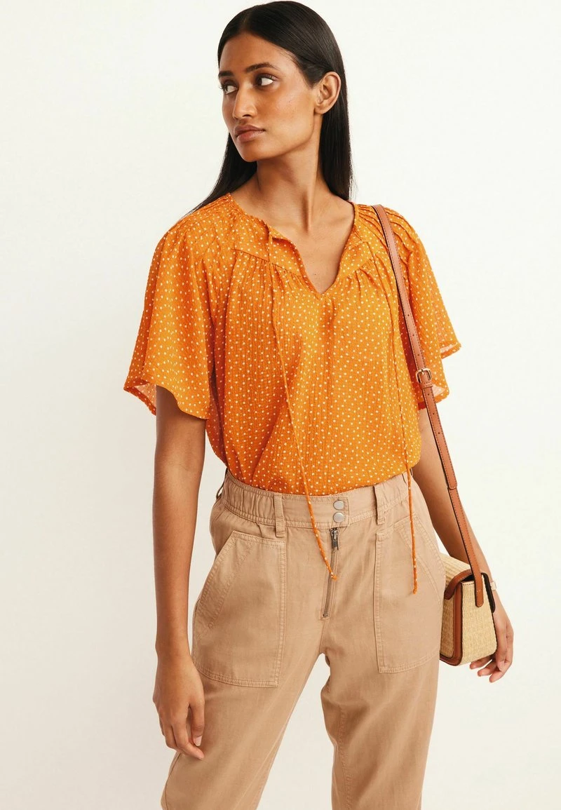 Next FLUTTER - Bluse - Orange Spot | Damen 1 Next FLUTTER - Bluse - Orange Spot | Damen
