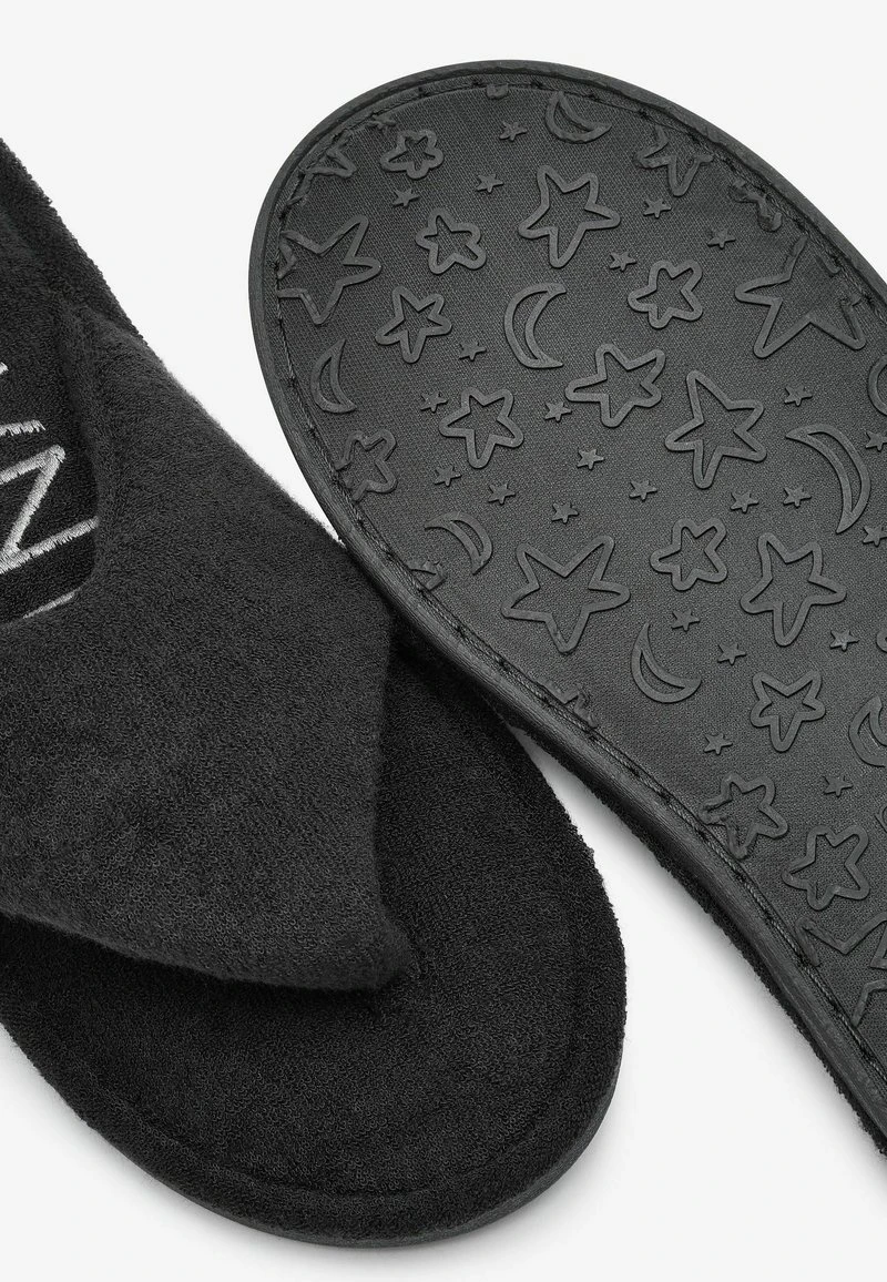 Next Damen TOWEL TOE THONG - Bade-Zehentrenner - Black 4 Next Damen TOWEL TOE THONG - Bade-Zehentrenner - Black – Bild 4