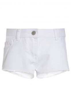 Next Kinder FRAYED HEM - Jeans Shorts - White