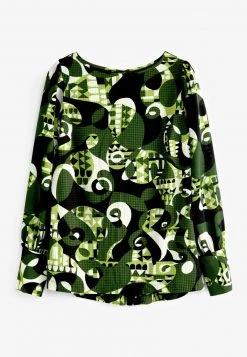 Next Damen CUFF - Bluse - Green Print 9 Next Damen CUFF - Bluse - Green Print -Next Verkäufe 2022 a3acecc0678a47c2b900118eceb51baf