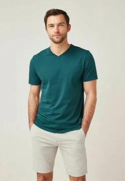 Next Herren T-Shirt Basic - Dark Green