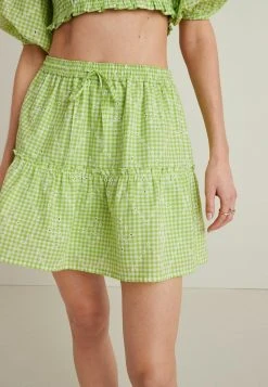 Next Damen A-Linien-Rock - Green Floral -Next Verkäufe 2022 a42774a36ad34817a9399032406a4ace