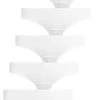 Next Damen COTTON BLEND THONGS FIVE PACK - String - White
