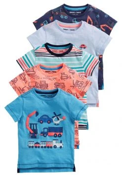 Next Unisex FIVE PACK - T-Shirt Print - Blue