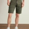 Next Herren PREMIUM LAUNDERED - Shorts - Khaki Green