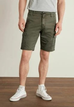 Next Herren PREMIUM LAUNDERED - Shorts - Khaki Green