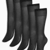 Next Damen FIVE PACK - Kniestrümpfe - Black