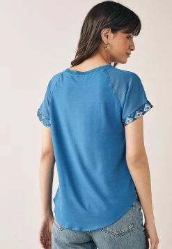 Next SHORT SLEEVE - T-Shirt Print - Blue | Damen -Next Verkäufe 2022 a50f0553c34a473c9a6f6629b31d9422