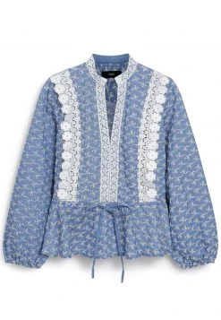 Next BRODERIE LONG SLEEVE - Tunika - Blue | Damen -Next Verkäufe 2022 a5947bcd8fdd49cba56e85cb67146989