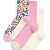 Next Damen MORRIS PATTERNED 3 PACK - Socken - Pink/white