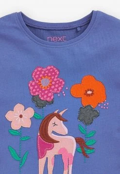 Next Kinder APPLIQUÉ - T-Shirt Print - Blue -Next Verkäufe 2022 a6038f2465e34db6abd0010fd452dec2