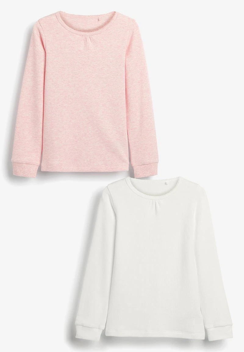 Next Kinder 2 PACK - Langarmshirt - Pink 1 Next Kinder 2 PACK - Langarmshirt - Pink