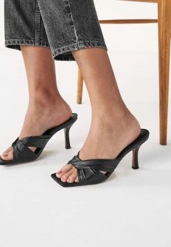 Next Damen Pantolette Hoch - Black