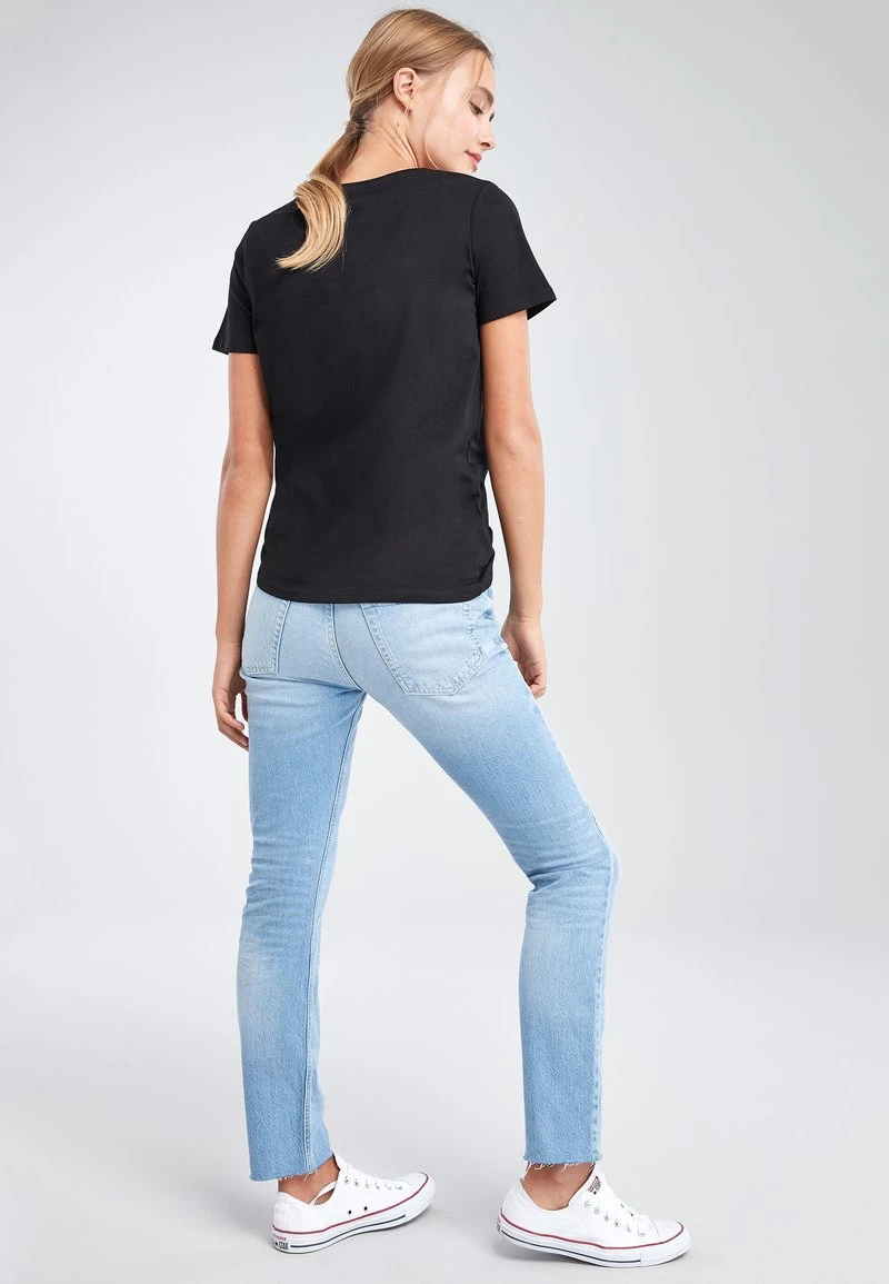 Next T-Shirt Basic - Black | Damen 4 Next T-Shirt Basic - Black | Damen – Bild 4