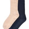 Next Damen COSY ANKLE 2 PACK - Socken - Navy /oatmeal