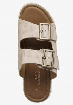 Next Damen DOUBLE BUCKLE FLATFORM - Pantolette Hoch - Nude -Next Verkäufe 2022 a704d6ab4c67468c990858cbe08f1062