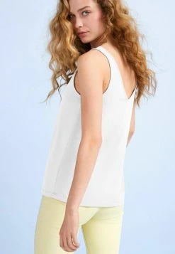 Next PREMIUM V NECK SLEEVELESS - Top - White | Damen -Next Verkäufe 2022 a712ca9add964860bd80809485d748c4