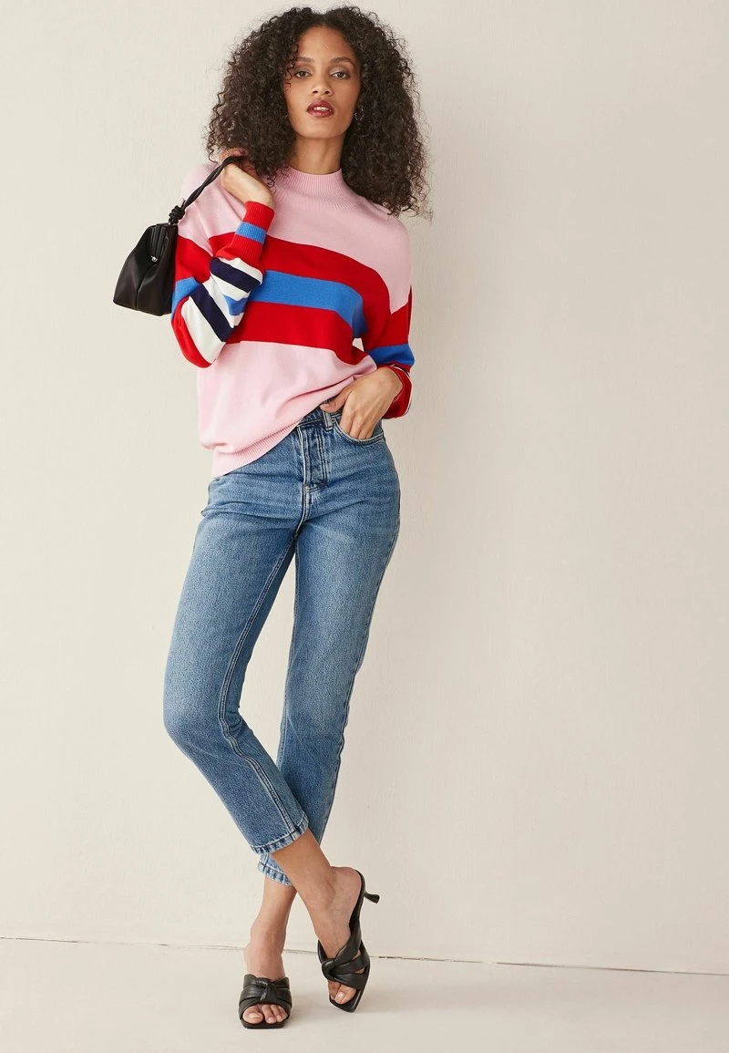 Next COLOURBLOCK - Strickpullover - Pink | Damen 2 Next COLOURBLOCK - Strickpullover - Pink | Damen – Bild 2