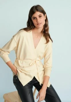 Next Damen TIE WAIST - Strickjacke - Ecru/white -Next Verkäufe 2022 a745fcb5919d4c6383fc3822d49dd703