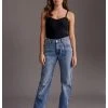 Next Damen Jeans Straight Leg - Dark Blue