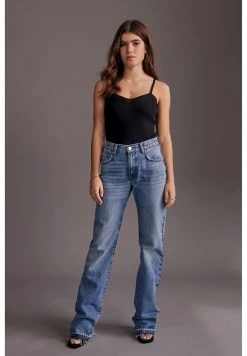 Next Damen Jeans Straight Leg - Dark Blue