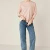 Next Damen Langarmshirt - Blush Pink