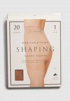 Next Damen TAN BUM/TUM/THIGH GLOSS SHAPING TIGHTS - Strumpfhose - Brown -Next Verkäufe 2022 a80f6da6c7474038aaf0d36872b22893