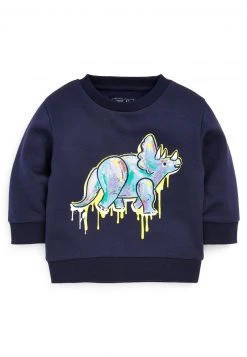 Next Kinder DINOSAUR CREW NECK - Sweatshirt - Navy Blue