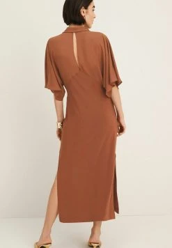 Next Damen COWL NECK - Freizeitkleid - Brown -Next Verkäufe 2022 a918646b7565407181acfc9f06e31825