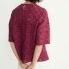 Next Damen BROIDERY BOXY - Bluse - Berry Red
