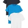 Next Unisex 3 PACK - T-Shirt Basic - Blue