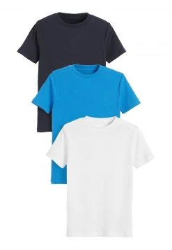 Next Unisex 3 PACK - T-Shirt Basic - Blue