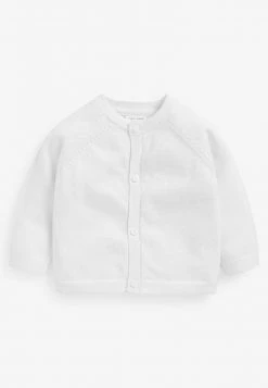 Next Unisex 2 PACK LIGHTWEIGHT - Strickjacke - White Grey -Next Verkäufe 2022 a9678bbd87414536b444c2790fb814c2