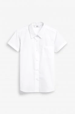 Next 5 PACK SHORT SLEEVE FORMAL SHIRT - Hemdbluse - White | Kinder