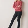 Next Damen STRIPE - Sweatshirt - Red