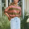 Next Damen SLEEVE - Langarmshirt - Pink Stripe