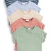 Next Kinder 5 PACK SHORT SLEEVE - T-Shirt Basic - Mineral Blue Green